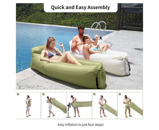 Матрас надувной Naturehike Ламзак NH20FCD06 оливковий (6927595777053), изображение 6 Матрас надувной Naturehike Ламзак NH20FCD06 оливковий (6927595777053), изображение 6