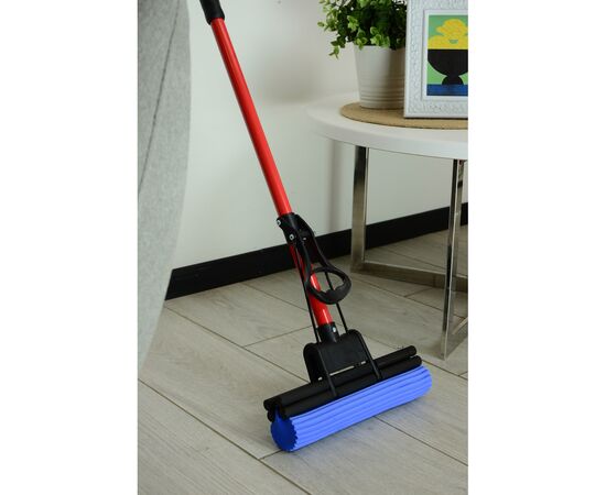 Швабра Idea Home З подвійним віджимом (DS-1311 Double roller Blue-Red), зображення 2 Швабра Idea Home З подвійним віджимом (DS-1311 Double roller Blue-Red), зображення 2