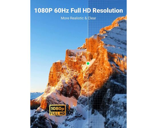 Кабель мультимедийный HDMI M to DVI M 1.0m HD106 black Ugreen (30116), изображение 5 Кабель мультимедийный HDMI M to DVI M 1.0m HD106 black Ugreen (30116), изображение 5