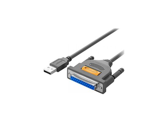 Кабель для принтера USB 2.0 to DB25 2.0m US167 black Ugreen (20224) Кабель для принтера USB 2.0 to DB25 2.0m US167 black Ugreen (20224)