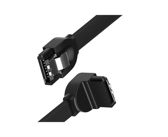 Кабель для передачи данных SATA 3 Data Cable 0.5m 90° corner US217 Black Ugreen (30797) Кабель для передачи данных SATA 3 Data Cable 0.5m 90° corner US217 Black Ugreen (30797)