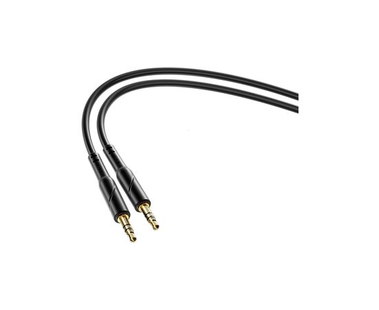 Кабель мультимедийный 3.5mm M to 3.5mm M 1.0m black XO (NB-R271.black), изображение 2 Кабель мультимедийный 3.5mm M to 3.5mm M 1.0m black XO (NB-R271.black), изображение 2