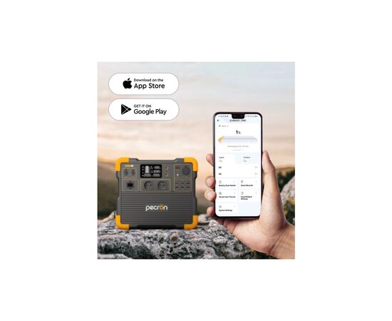 Зарядна станція Pecron 2400W 2048Wh (E2400LFP), зображення 8 Зарядна станція Pecron 2400W 2048Wh (E2400LFP), зображення 8