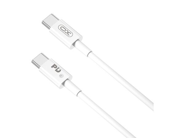 Дата кабель USB-C to USB-C 2.0m 100W white XO (CB-Q100-2CC) Дата кабель USB-C to USB-C 2.0m 100W white XO (CB-Q100-2CC)