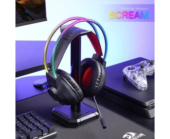 Наушники Redragon Scream H231 USB Black (71931), изображение 4 Наушники Redragon Scream H231 USB Black (71931), изображение 4