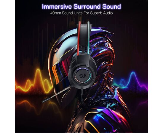 Наушники Redragon Scream H231 USB Black (71931), изображение 6 Наушники Redragon Scream H231 USB Black (71931), изображение 6