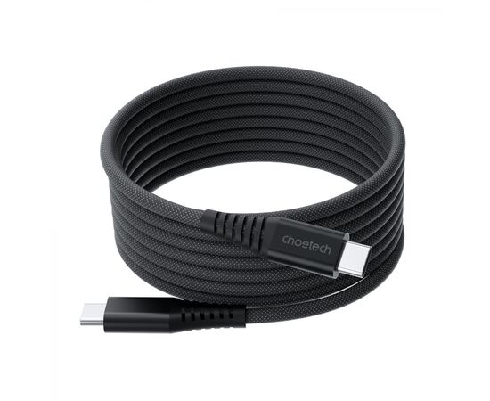 Дата кабель USB-C to USB-C 1.2m 240W magnetic black Choetech (XCC-1051-BK) Дата кабель USB-C to USB-C 1.2m 240W magnetic black Choetech (XCC-1051-BK)