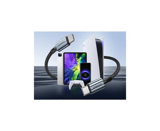 Дата кабель USB-C to USB-C 2.0m PD60W black Choetech (6932112105035), изображение 4 Дата кабель USB-C to USB-C 2.0m PD60W black Choetech (6932112105035), изображение 4