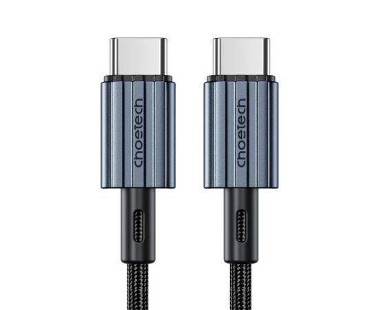 Дата кабель USB-C to USB-C 2.0m PD60W black Choetech (6932112105035) Дата кабель USB-C to USB-C 2.0m PD60W black Choetech (6932112105035)