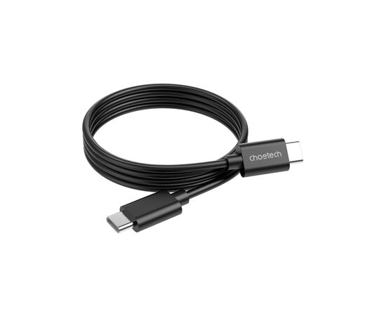 Дата кабель USB-C to USB-C 1.0m 3A black Choetech (CC0002-V2), изображение 3 Дата кабель USB-C to USB-C 1.0m 3A black Choetech (CC0002-V2), изображение 3