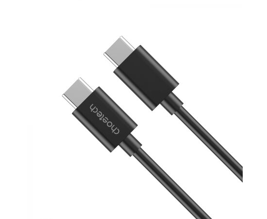Дата кабель USB-C to USB-C 1.0m 3A black Choetech (CC0002-V2) Дата кабель USB-C to USB-C 1.0m 3A black Choetech (CC0002-V2)
