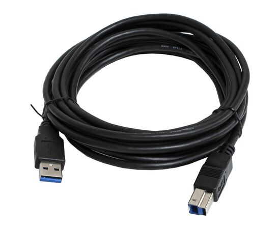 Кабель для принтера USB 3.0 AM/BM 3.0m black Patron (CAB-PN-AMBM-USB3-30) Кабель для принтера USB 3.0 AM/BM 3.0m black Patron (CAB-PN-AMBM-USB3-30)