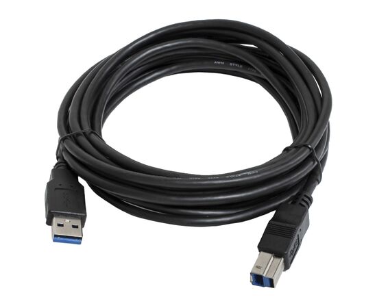 Кабель для принтера USB 3.0 AM/BM 4.5m black Patron (CAB-PN-AMBM-USB3-45) Кабель для принтера USB 3.0 AM/BM 4.5m black Patron (CAB-PN-AMBM-USB3-45)