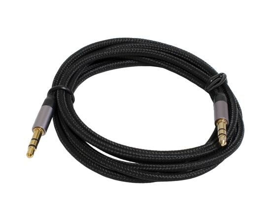 Кабель мультимедийный 3.5mm M to 3.5mm M 1.2m black Patron (CAB-PN-MUL-J-J-12)