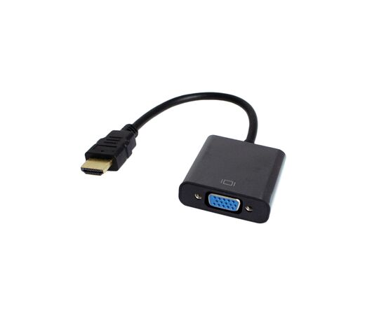 Переходник HDMI M to VGA F V1.4 60Hz 0.15m black Patron (PN-HDMI-VGA)