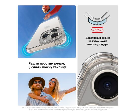 Чохол до мобільного телефона Armorstandart Air Force Xiaomi Redmi 15 4G Camera cover Clear (ARM85418), зображення 5