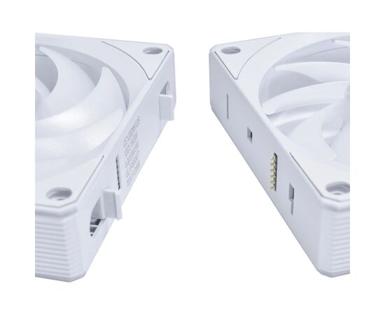 Кулер для корпуса Lian Li Uni Fan CL WIRELESS 120-3, White (G99.12CL1W3W.00), изображение 6 Кулер для корпуса Lian Li Uni Fan CL WIRELESS 120-3, White (G99.12CL1W3W.00), изображение 6