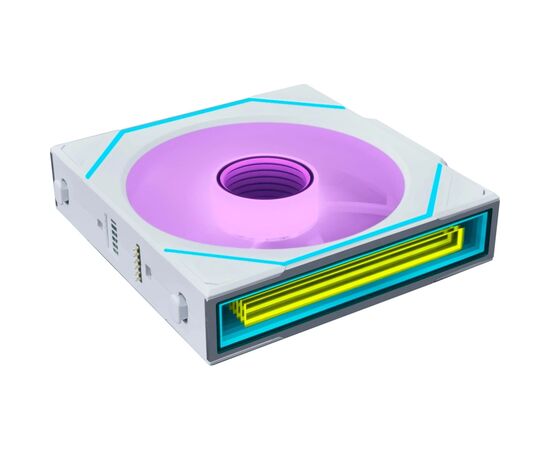 Кулер для корпуса Lian Li Uni Fan SL-INF WIRELESS 120-1, White (G99.12SLIN1W1W.00), изображение 3 Кулер для корпуса Lian Li Uni Fan SL-INF WIRELESS 120-1, White (G99.12SLIN1W1W.00), изображение 3