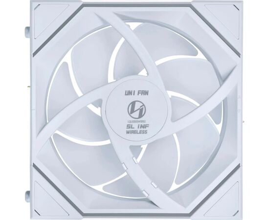 Кулер для корпуса Lian Li Uni Fan SL-INF WIRELESS 120-1, White (G99.12SLIN1W1W.00), изображение 5 Кулер для корпуса Lian Li Uni Fan SL-INF WIRELESS 120-1, White (G99.12SLIN1W1W.00), изображение 5