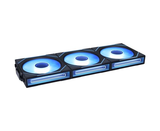 Кулер для корпуса Lian Li Uni Fan SL-INF WIRELESS 120-3, Black (G99.12SLIN1W3B.00), изображение 4 Кулер для корпуса Lian Li Uni Fan SL-INF WIRELESS 120-3, Black (G99.12SLIN1W3B.00), изображение 4