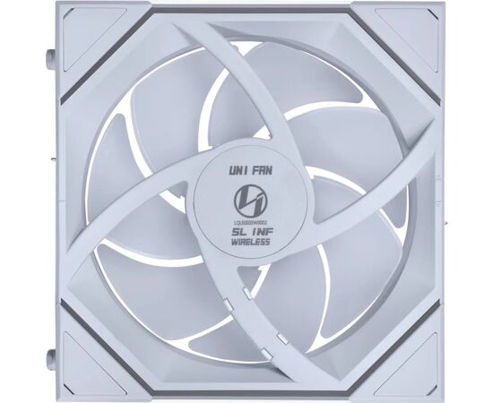 Кулер для корпуса Lian Li Uni Fan SL-INF WIRELESS 120-3, White (G99.12SLIN1W3W.00), изображение 6 Кулер для корпуса Lian Li Uni Fan SL-INF WIRELESS 120-3, White (G99.12SLIN1W3W.00), изображение 6