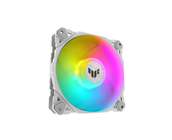 Кулер для корпуса ASUS TUF Gaming TF120 ARGB 3IN1 White (90DA0033-B09030), изображение 5 Кулер для корпуса ASUS TUF Gaming TF120 ARGB 3IN1 White (90DA0033-B09030), изображение 5