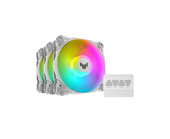 Кулер для корпуса ASUS TUF Gaming TF120 ARGB 3IN1 White (90DA0033-B09030) Кулер для корпуса ASUS TUF Gaming TF120 ARGB 3IN1 White (90DA0033-B09030)
