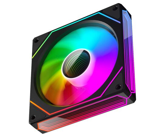 Кулер для корпуса Zezzio PRISM 6 Pro ARGB Black, изображение 3 Кулер для корпуса Zezzio PRISM 6 Pro ARGB Black, изображение 3