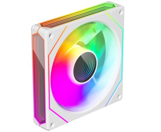 Кулер для корпуса Zezzio PRISM 6 Pro ARGB White, изображение 2 Кулер для корпуса Zezzio PRISM 6 Pro ARGB White, изображение 2