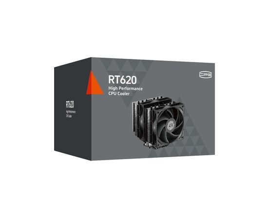 Кулер для процессора PcCooler Охолоджувач для процесора PсCOOLER RT620 чорний IntelLGA 115X/1200/170 (RT620 BK), изображение 6 Кулер для процессора PcCooler Охолоджувач для процесора PсCOOLER RT620 чорний IntelLGA 115X/1200/170 (RT620 BK), изображение 6