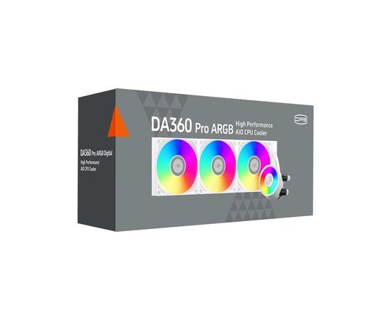 Система жидкостного охлаждения PcCooler СРО PсCOOLER DA360 PRO ARGB білий IntelLGA 20XX/1700/1200/115X/1851 AMD AM5/AM4 (DA360 Pro ARGB Digital WH), изображение 8 Система жидкостного охлаждения PcCooler СРО PсCOOLER DA360 PRO ARGB білий IntelLGA 20XX/1700/1200/115X/1851 AMD AM5/AM4 (DA360 Pro ARGB Digital WH), изображение 8