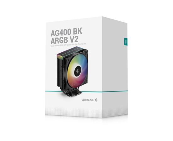 Кулер для корпуса Deepcool AG400 BK ARGB V2, изображение 10 Кулер для корпуса Deepcool AG400 BK ARGB V2, изображение 10