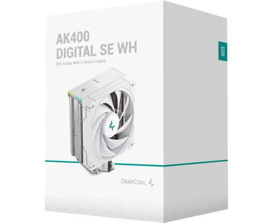 Кулер для корпуса Deepcool AK400 Digital SE WH, изображение 9 Кулер для корпуса Deepcool AK400 Digital SE WH, изображение 9