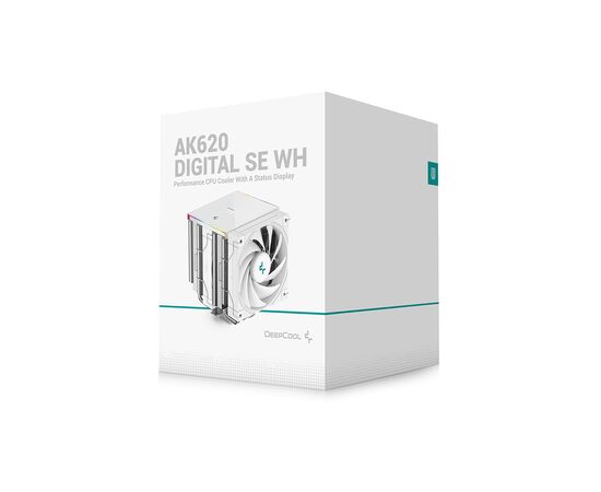 Кулер для корпуса Deepcool AK620 DIGITAL SE WH, изображение 9 Кулер для корпуса Deepcool AK620 DIGITAL SE WH, изображение 9