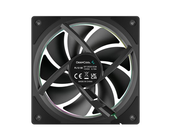 Кулер для корпуса Deepcool Вентилятор Deepcool FL12SE для корпусу 120x120x25мм, HB, 4001900 RPM10, (FL12 SE), изображение 3 Кулер для корпуса Deepcool Вентилятор Deepcool FL12SE для корпусу 120x120x25мм, HB, 4001900 RPM10, (FL12 SE), изображение 3