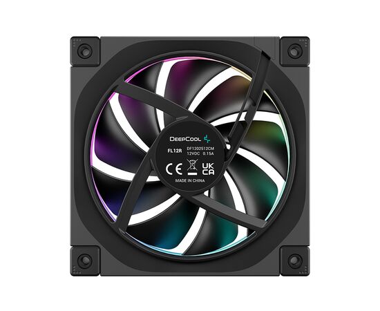 Кулер для корпуса Deepcool Набір вентиляторів реверсних Deepcool FL12R 3IN1 ARGB для корпус (FL12R 3IN1), изображение 4 Кулер для корпуса Deepcool Набір вентиляторів реверсних Deepcool FL12R 3IN1 ARGB для корпус (FL12R 3IN1), изображение 4