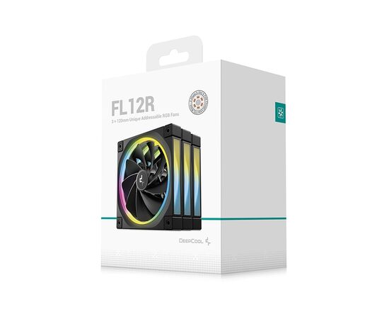 Кулер для корпуса Deepcool Набір вентиляторів реверсних Deepcool FL12R 3IN1 ARGB для корпус (FL12R 3IN1), изображение 7 Кулер для корпуса Deepcool Набір вентиляторів реверсних Deepcool FL12R 3IN1 ARGB для корпус (FL12R 3IN1), изображение 7