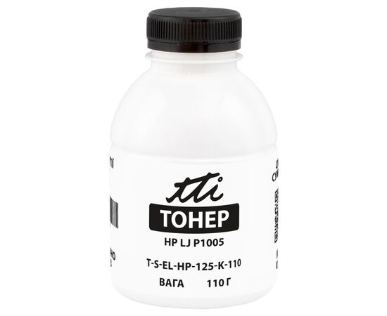 Тонер HP LJ P1005,  110 г TTI (TSM-T125-K-110) Тонер HP LJ P1005,  110 г TTI (TSM-T125-K-110)