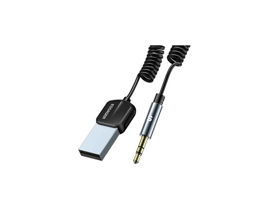 FM модулятор Essager Lingfeng Bluetooth 5.0 Aux Adapter Car Wireless Receiver USB (EBT-LF01-P), зображення 3 FM модулятор Essager Lingfeng Bluetooth 5.0 Aux Adapter Car Wireless Receiver USB (EBT-LF01-P), зображення 3