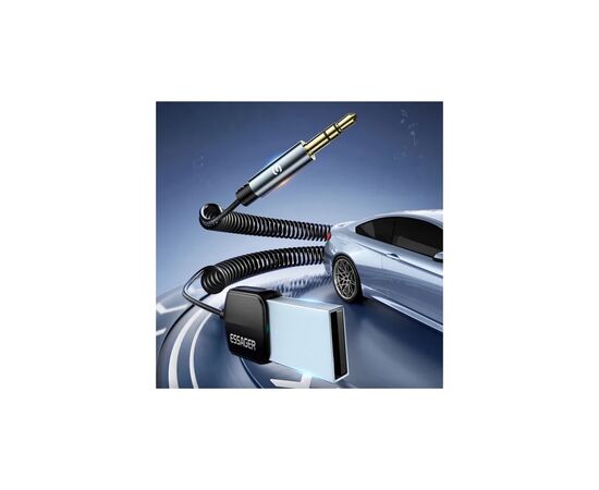 FM модулятор Essager Lingfeng Bluetooth 5.0 Aux Adapter Car Wireless Receiver USB (EBT-LF01-P), зображення 5 FM модулятор Essager Lingfeng Bluetooth 5.0 Aux Adapter Car Wireless Receiver USB (EBT-LF01-P), зображення 5