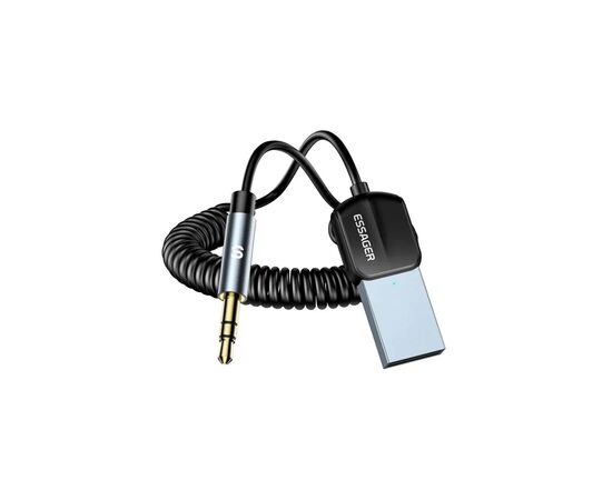 FM модулятор Essager Lingfeng Bluetooth 5.0 Aux Adapter Car Wireless Receiver USB (EBT-LF01-P) FM модулятор Essager Lingfeng Bluetooth 5.0 Aux Adapter Car Wireless Receiver USB (EBT-LF01-P)