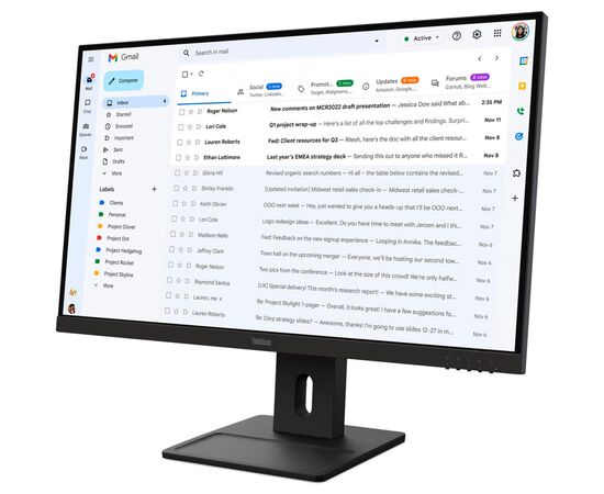 Монитор Lenovo E27-40 (64BCMAT4EU), изображение 3 Монитор Lenovo E27-40 (64BCMAT4EU), изображение 3