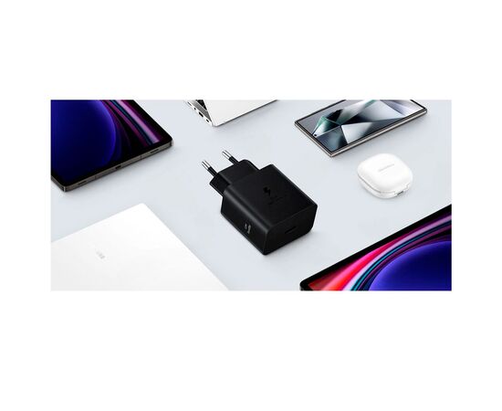 Зарядний пристрій Samsung USB-C PD45W black (EP-T4511NBEGEU), зображення 5 Зарядний пристрій Samsung USB-C PD45W black (EP-T4511NBEGEU), зображення 5