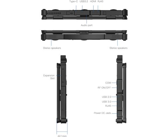 Ноутбук Vinga Scout X14A (X14A-123516512BWP), изображение 11