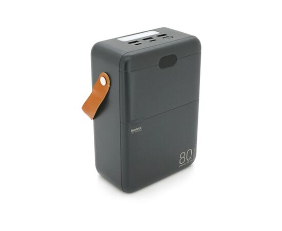 Батарея универсальная Remax 80000mAh, PD, QC/27W+22.5W, 3*USB, Type-C, Black (RPP-118) Батарея универсальная Remax 80000mAh, PD, QC/27W+22.5W, 3*USB, Type-C, Black (RPP-118)