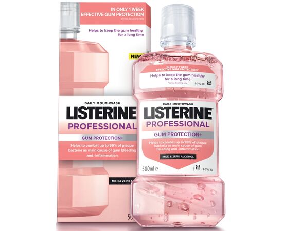Ополаскиватель для полости рта Listerine Professional Защита десен+ 500 мл (3574661860503) Ополаскиватель для полости рта Listerine Professional Защита десен+ 500 мл (3574661860503)