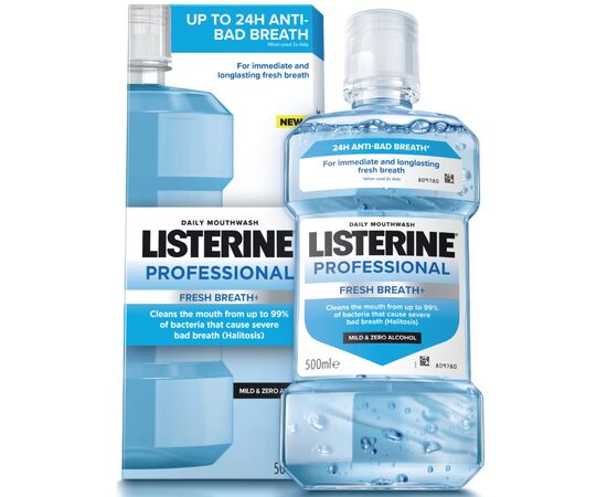 Ополаскиватель для полости рта Listerine Professional Свежее дыхание+ 500 мл (3574661860558) Ополаскиватель для полости рта Listerine Professional Свежее дыхание+ 500 мл (3574661860558)