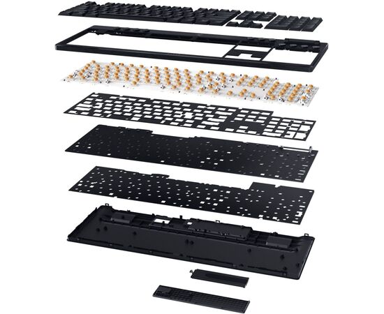 Клавіатура Razer BlackWidow V4 Low-Profile Wireless/Bluetooth/USB Orange switch UA Black (RZ03-05270800-R3M1), зображення 8