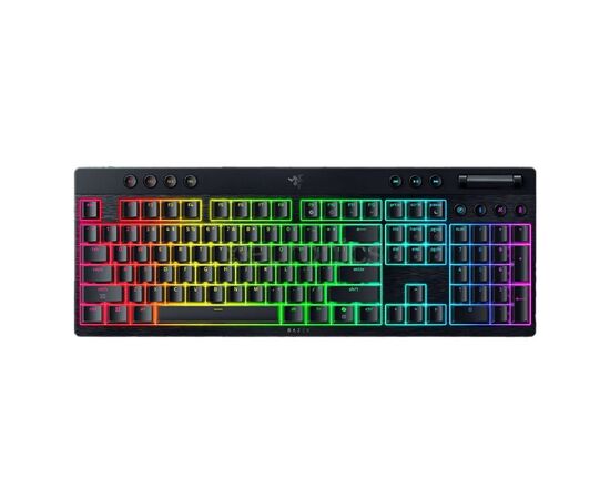 Клавіатура Razer BlackWidow V4 Low-Profile Wireless/Bluetooth/USB Orange switch UA Black (RZ03-05270800-R3M1)