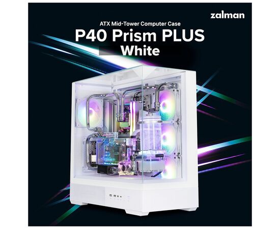Корпус для ПК Zalman P40PRISMPLUSWHITE, зображення 10